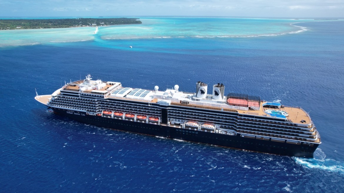 Holland America Line’s 2023 Grand World Voyage of 128 days concluded at Port Everglades