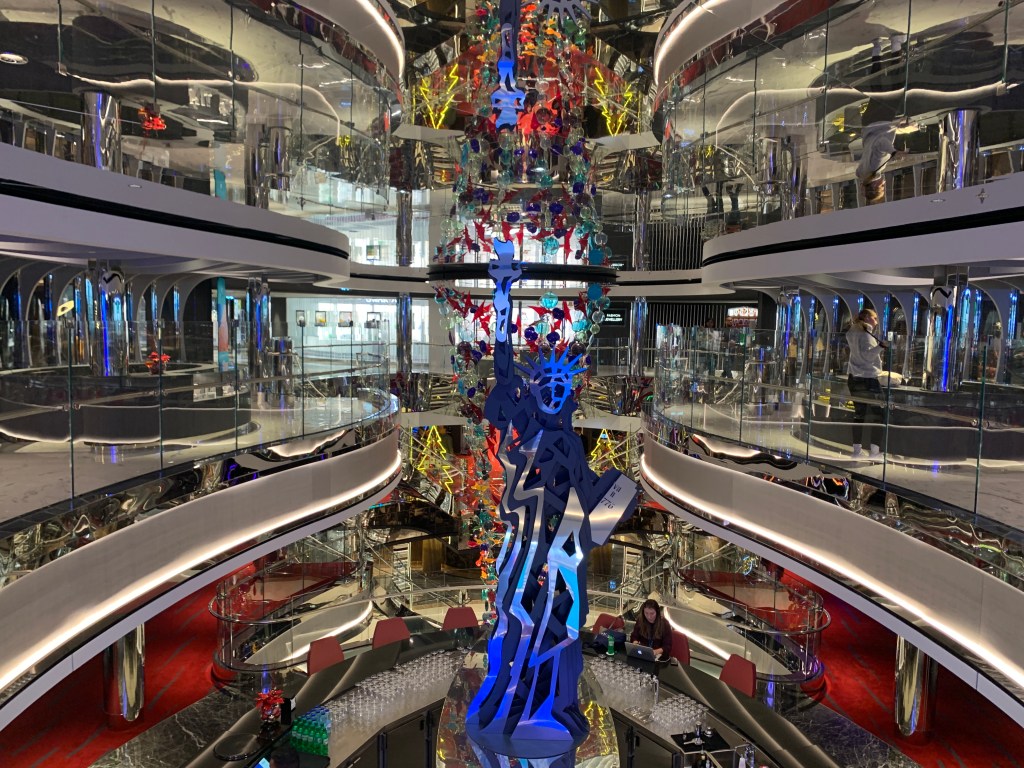 MSC Seascape Times Square Bar Statue Liberty