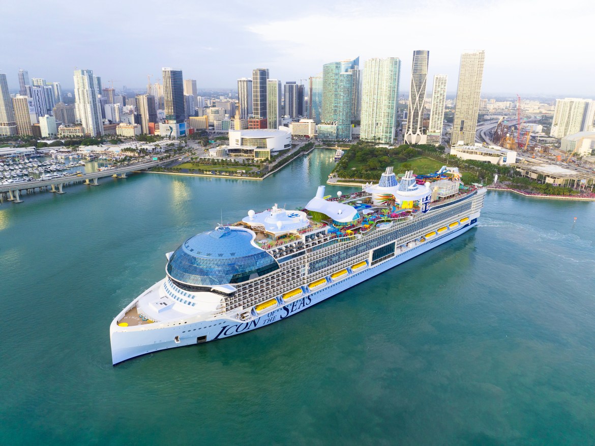 Royal Caribbean Icon of the Seas arrived in Miami