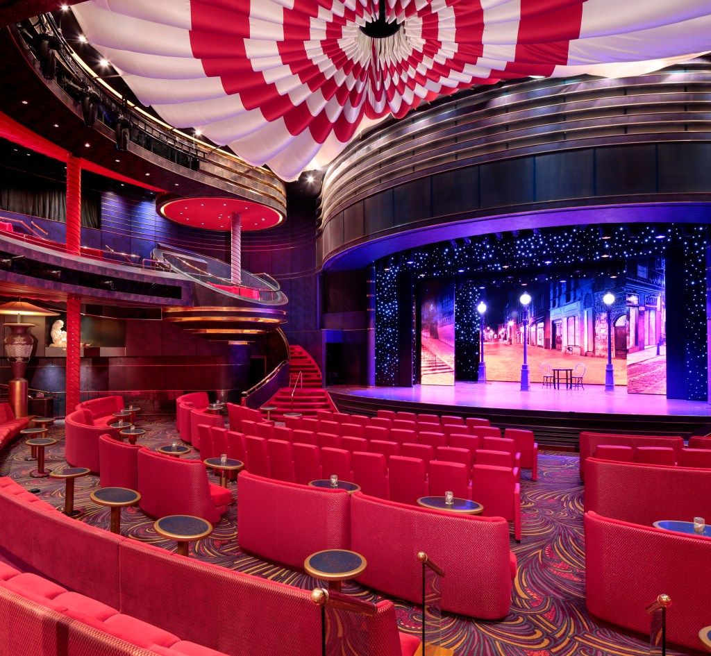 The Mainstage - Deck 1/2 Forward
Zuiderdam - Holland America Line